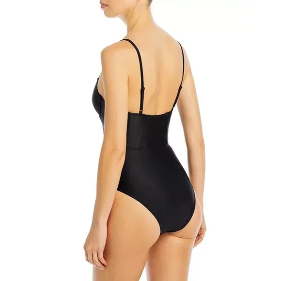 Solid & Striped The Veronica Undewire One Piece  Swimsuit Black Size XS NWOT!! - Picture 2 of 2